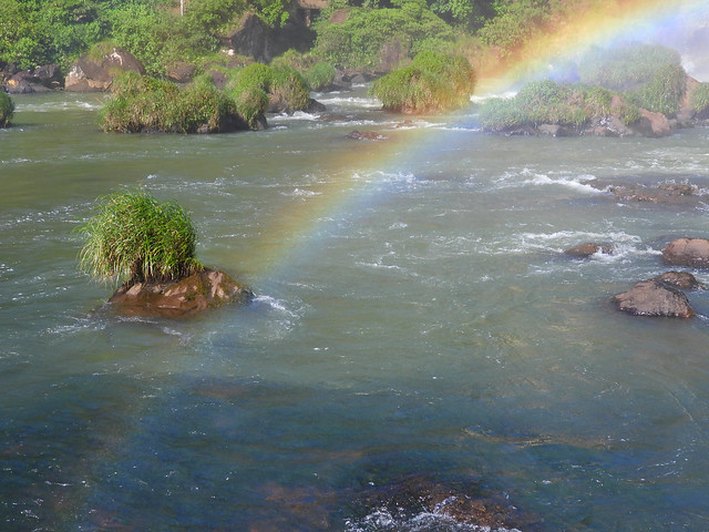Rainbow over Iguazú / Iguaçu Falls, Argentina & Brazil