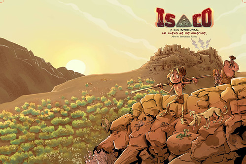 Portada del primer número del cómic "Isaco y sus aventuras"