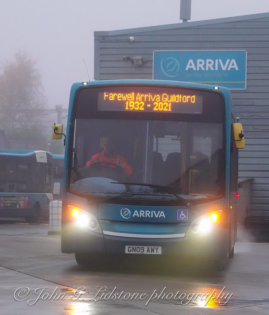 On arrival at Arriva Southend, former Arriva Guildford ADL Enviro200 4047, GN09 AWY
