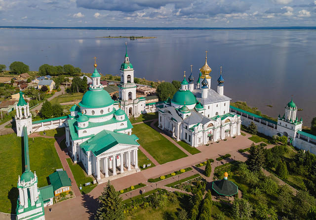 Spaso-Yakovlevsky monastery. Rostov is great. gold ring of Russia