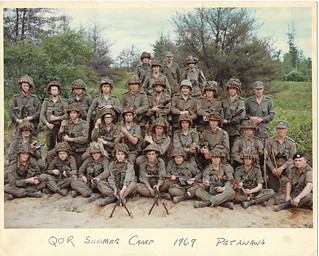 1969 QOR Summer Camp Petawawa (one of the platoons after completing a patrolling exercise) Photo thanks to Maj (ret) Harry McCabe | by L.G.Hicks Memorial Collection