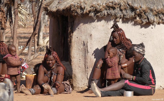 Visiting a Himba village