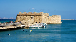 Sea Fortress in Heraklion spot for road trip in Crete