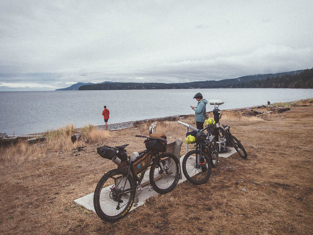 shelter point, texada island, bikepacking bikes