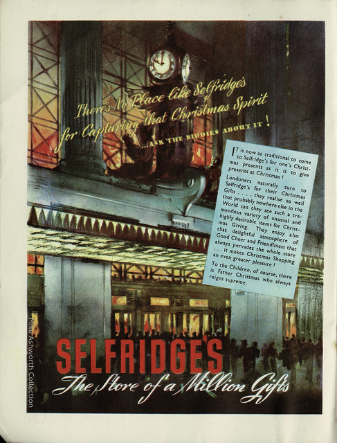 Selfridge's - the store of a million gifts : advert in 