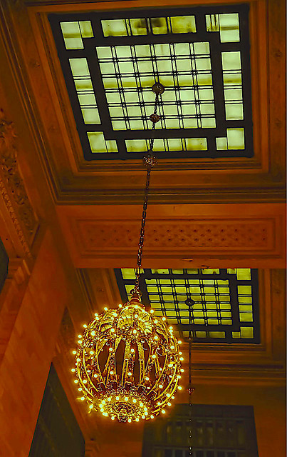 Hanging Chandelier at Grand Central Terminal