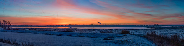 Panorama Sunrise - Biesbosch , Dordrecht