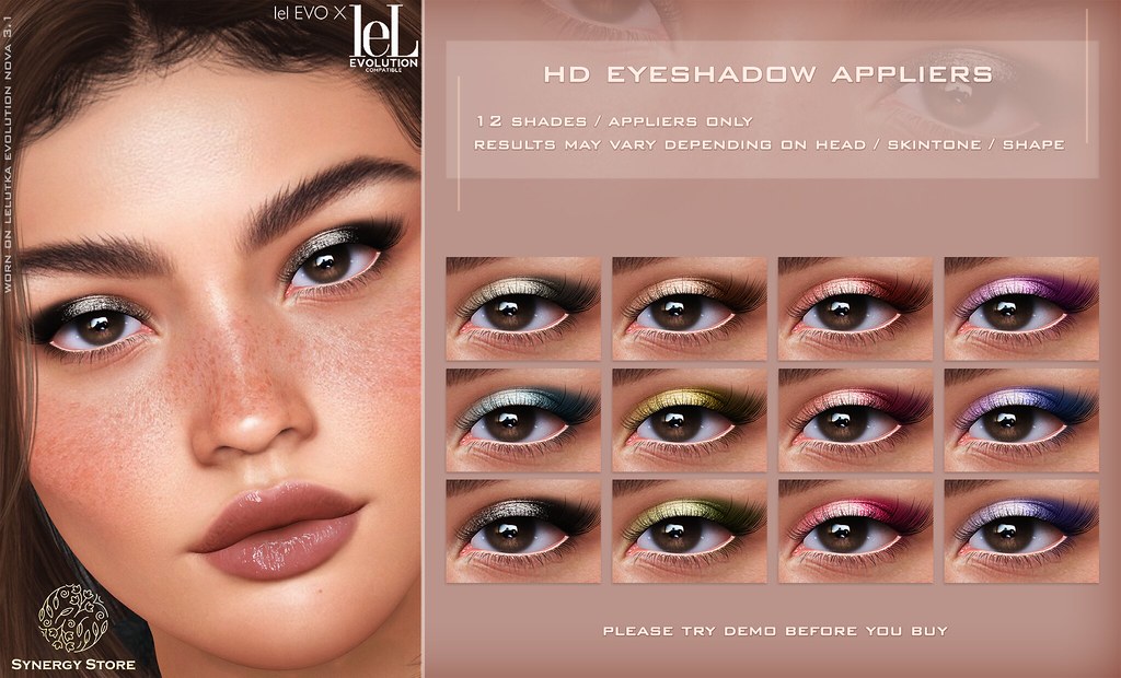 Synergy – Lelutka HD Eyeshadow Applier for EVO/EVO X heads – Las Vegas♥