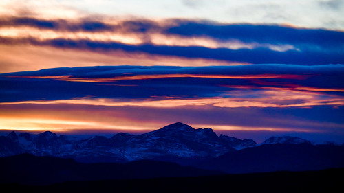 Mt. Audubon at Sunset by Osiris Pictorials, olympusem5markii omd olympusmzuikodigitaled14150mmf4056 colorado rockymountains outside outdoors lov