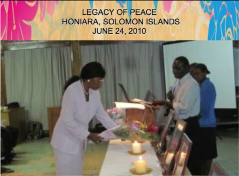 Solomon Islands-2010-06-24-Honoring a Legacy of Peace in Honiara
