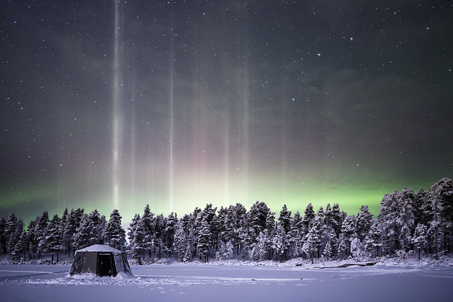Nachthimmel über Lappland - Night sky over Lapland