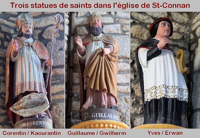 Trois saints Église de St-Connan