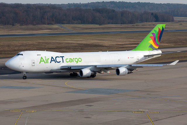 TC-MCT ACT Airlines Boeing 747-412(F/SCD)