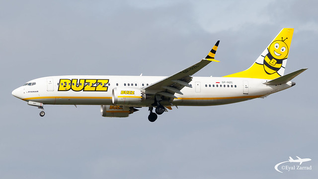 TLV - Buzz Boeing 737 MAX 8 SP-RZC