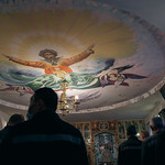 25 декабря 2021, Литургия в престольный день в церкви святителя Спиридона при ИК №1 (Тверь)