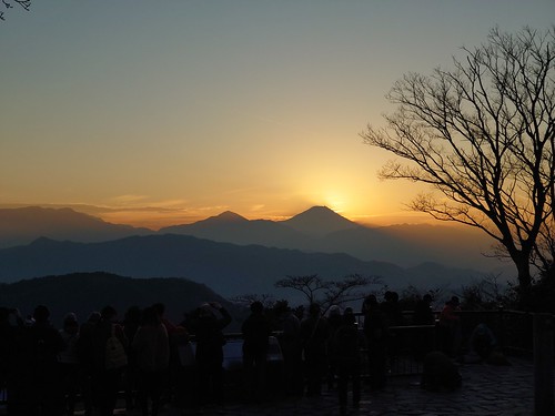 xperiaproi 高尾山 mttakao 夕日 sunset 富士山 mtfuji
