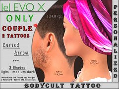 BodyCult Custom EvoX Neck COUPLE Curved Arrow