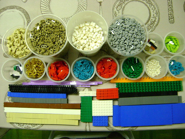 Lego parts haul December 2021 from PAB wall