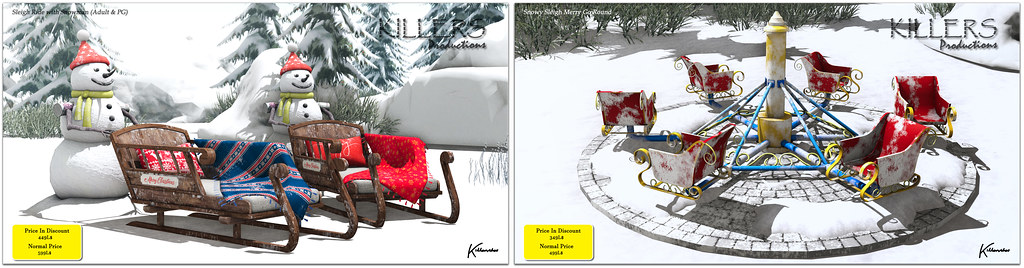 "Killer's" Sleigh Ride with Snowman & Snow Sleigh Merry Go Round On Discount @ Uber Starts from 25th December