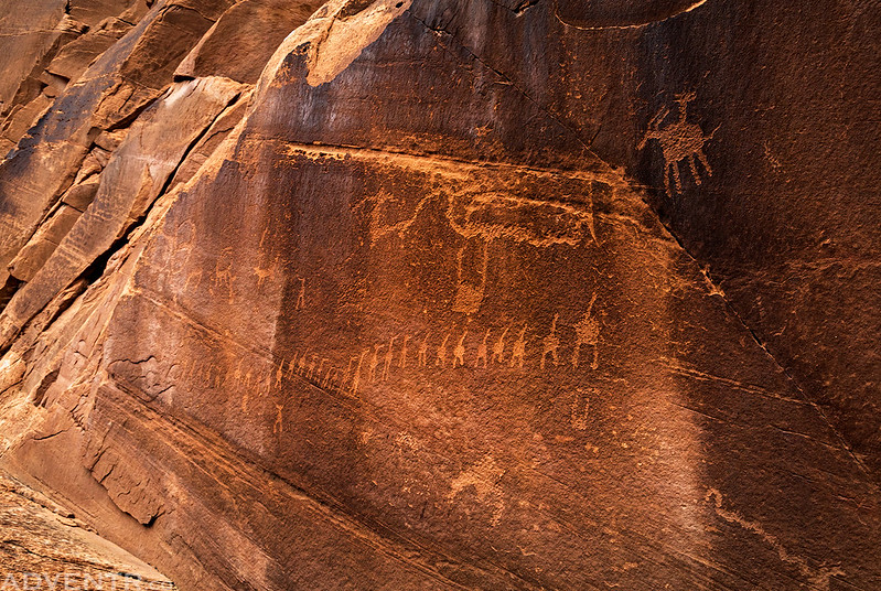 Petroglyph Panel Side View