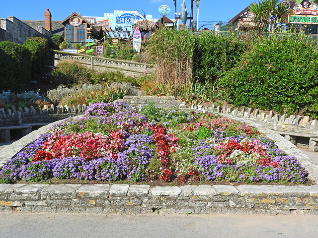 Floral display at Swanage