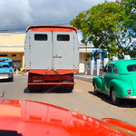 Driving an old Yank tank through Camajuaní | En la máquina americana por la calle General Naya, Camajuaní. Cuba 2021