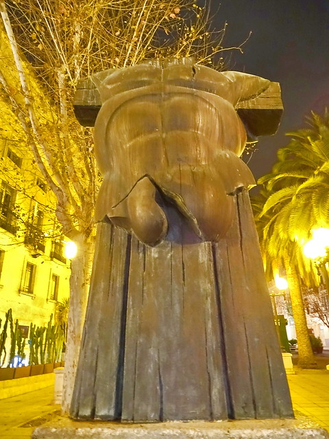 escultura Torso de Agamenon 1999 escultor Carlos García Muela Alicante Alacant 01