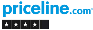 Priceline's logo - Rent a cheap car in Miami