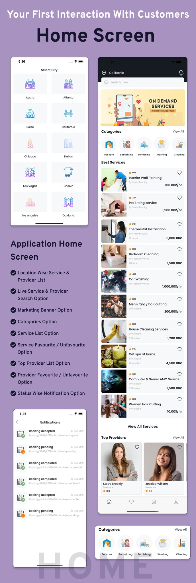 Handy Service - On-Demand Home Services, Business Listing, Handyman Booking Android App with Admin - 9
