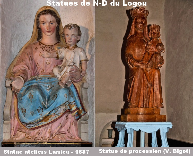 Statues de Notre-Dame du Logou