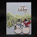 Hero Arts Merry Snowmen Christmas Card