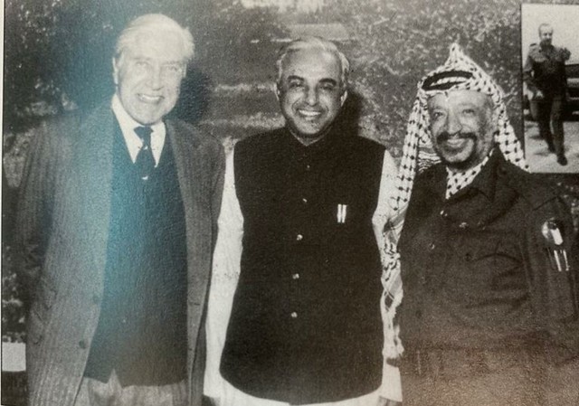 Subramanian Swamy and Yasser Arafat