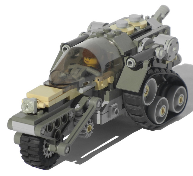 “Lizard” One-Wheeled Diesel Scout Half-Track Mk. XXXIV