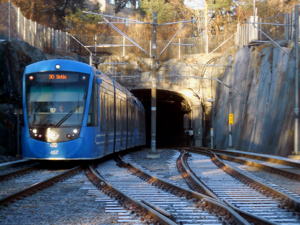 Западный Стокгольм. Туннель 