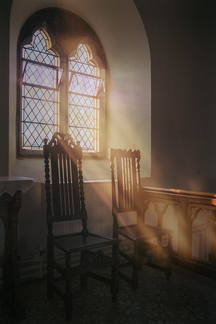 Holy Light, St Seiriol church window