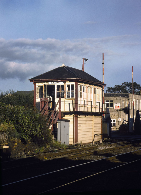 Kildwick Signal Box 1994, now demolished