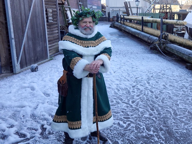 Old Father Christmas at Brunel's SS Great Britain