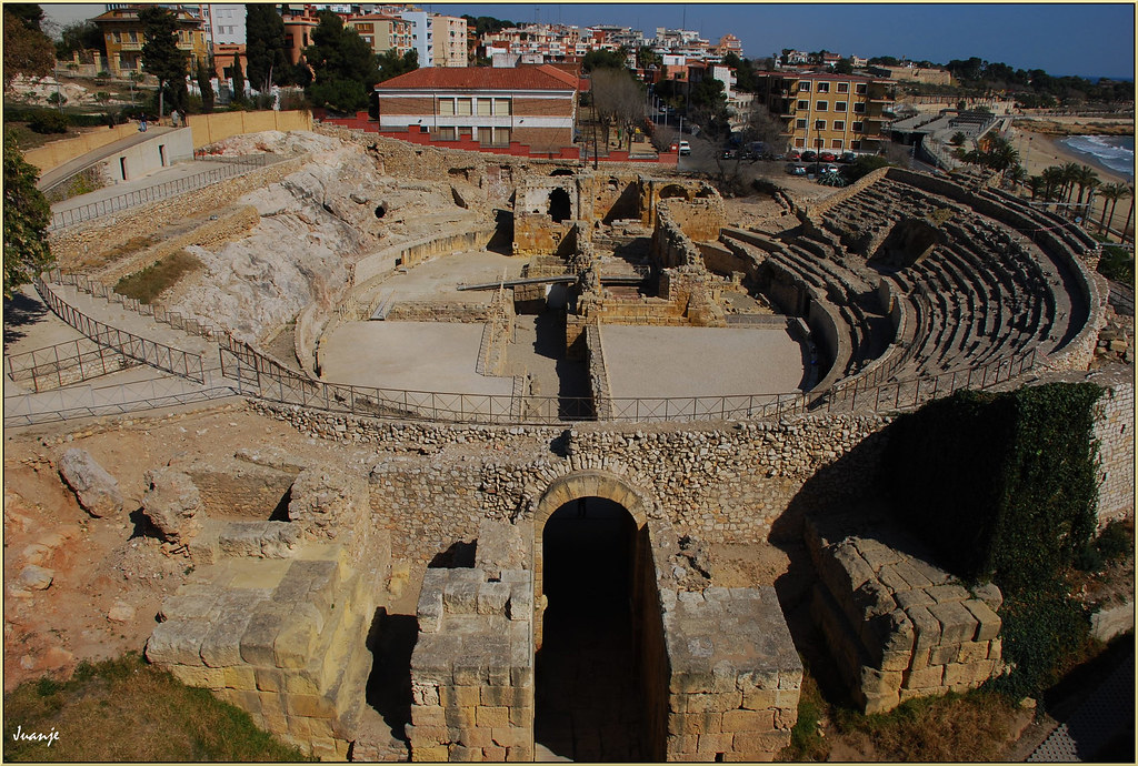Anfiteatro Romano (Tarragona, Cataluña, España, 10-3-2012)