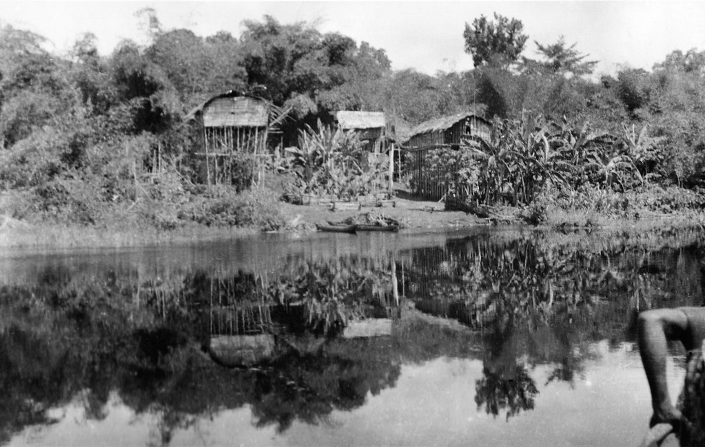 Mappi village, Western New Guinea, 1943