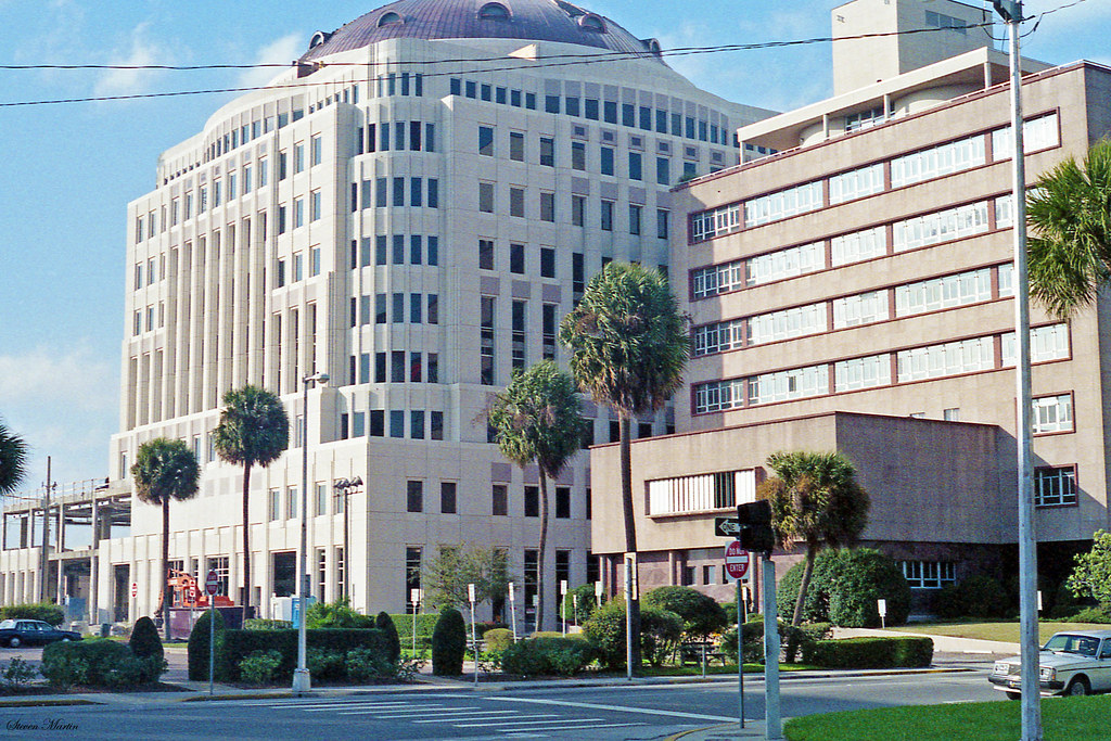 New & Old City Halls, Orlando, 1990