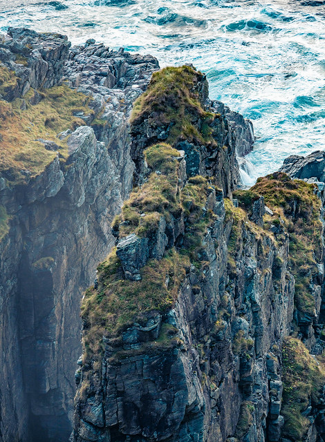 Dramatic ocean cliffs