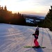 Černá sjezdovka Slalomka při východu slunce, foto: SNOW tour