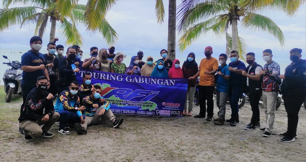 Touring Gabungan dan Baksos YRFI Bangka Belitung ke Desa Tempilang Bangka Barat