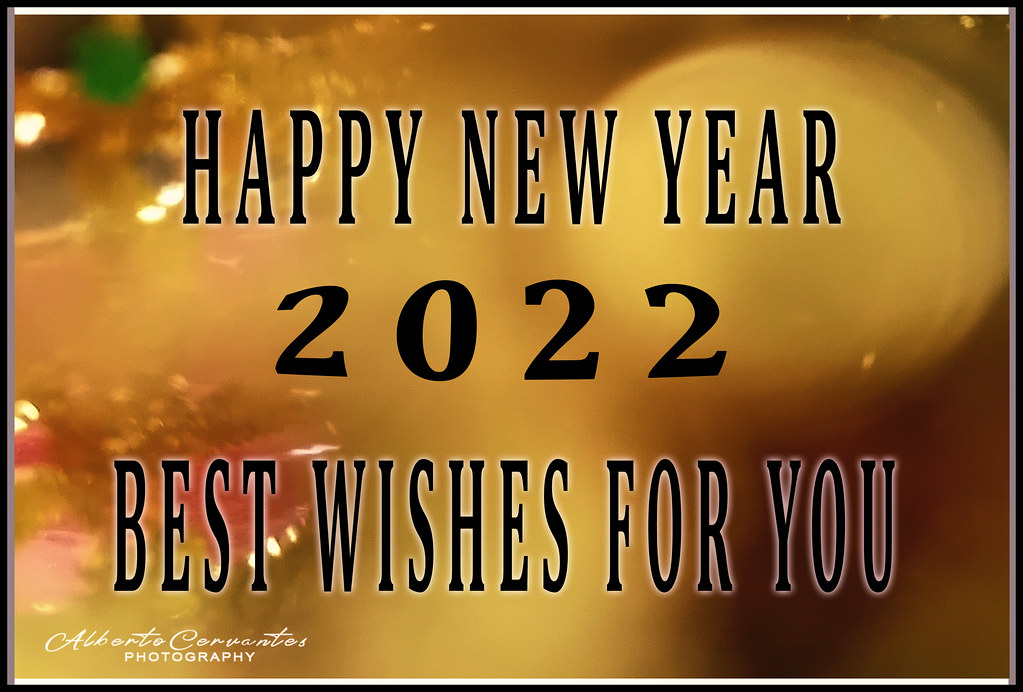 HAPPY NEW YEAR 2022. NEW YORK CITY.