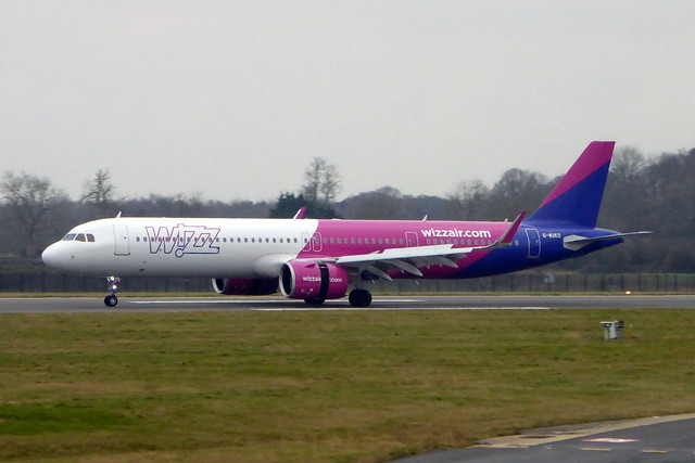 G-WUKO is a 2021 Airbus A321-271NX c/n 10479 Wizz Air UK Luton 21Dec21