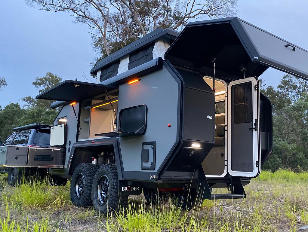 Bruder Australian caravan camper trailer in the united states