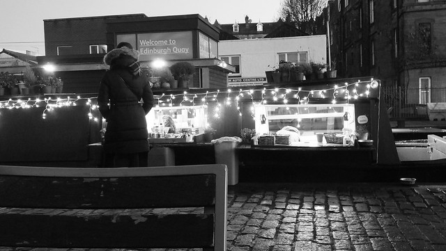 Canalside Coffee As Night Falls 01