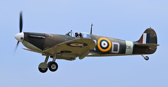 RAF Supermarine Spitfire Mk1a G-AIST P7308 XR-D