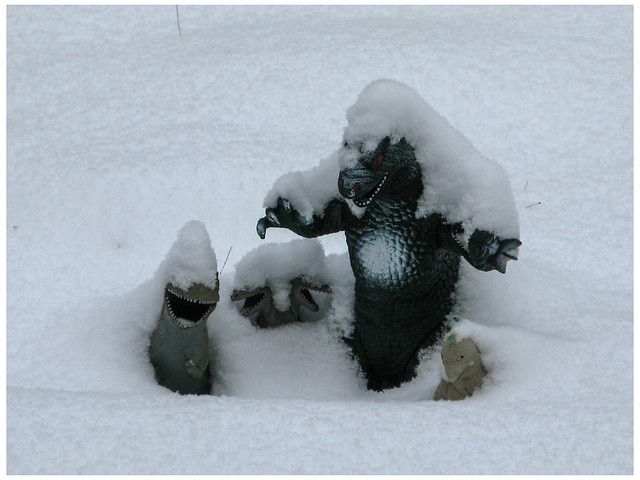 Godzilla Still Hate Snow for Ever and Ever