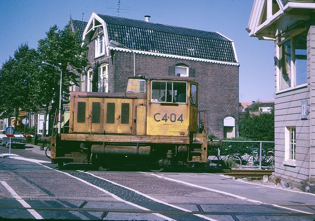 Diesel loco C4-04 at Hoorn in 1974